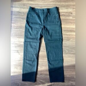 EXPRESS Straight Ankle Raw Hem Jeans